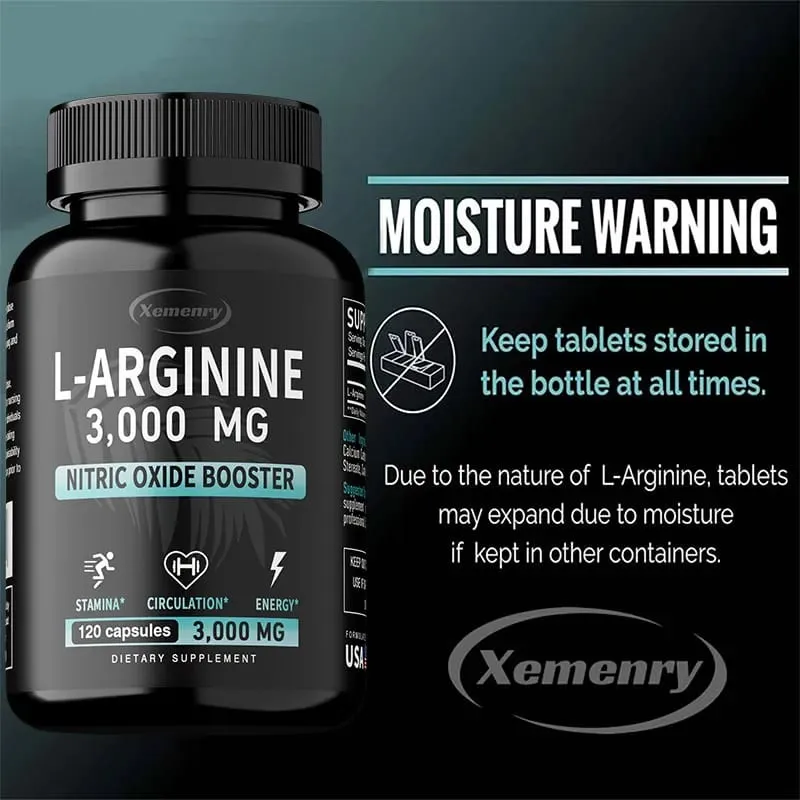 L-Arginine - Supports Muscle Growth Promotes Blood Circulation and Enhances Immunity Improves Endurance and Performance — image 4