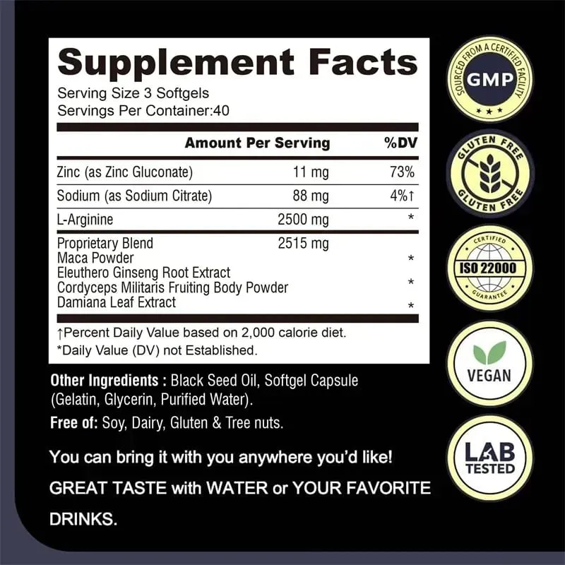 Maca Root Supplement - support Endurance Relieve Fatigue and Promote Muscle Growth — image 2