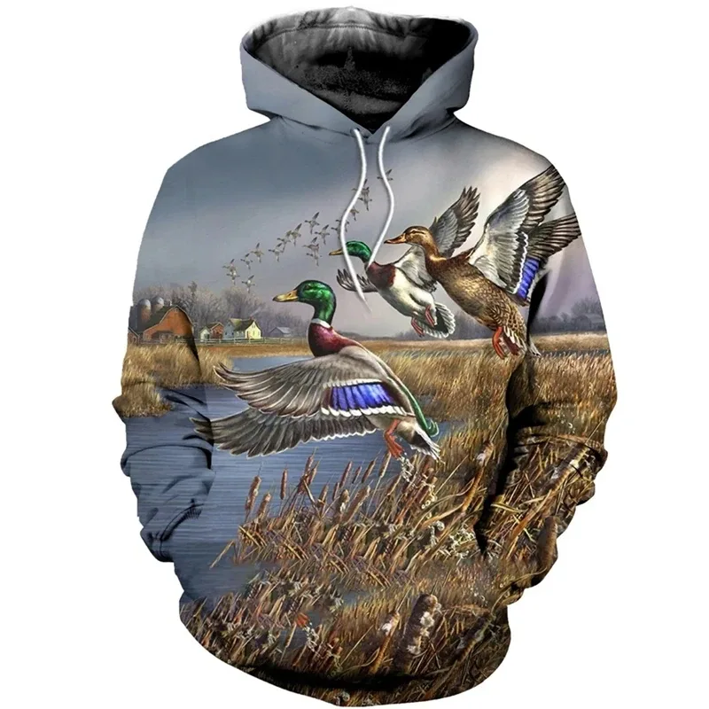 Beautiful Duck Hunting 3D Printed Unisex Hoodie Sweatshirt Man Pullover Casual Tracksuit Sudadera Sweatshirts y2k men clothing — image 11