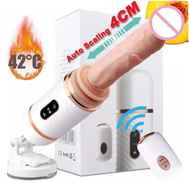 Wireless Remote Control Automatic Masturbation Pumping Gun Sex Machine Telescopic Dildo Vibrators for Women Sex Toys for Women — image 1