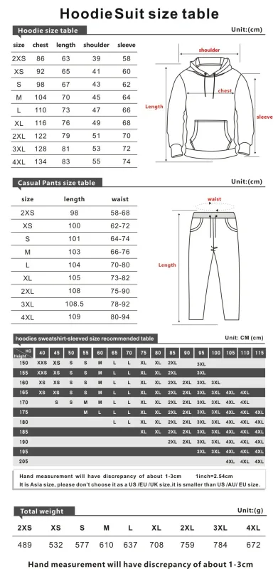Harajuku Comfortable Funny OTF Letter Φούτερ Φούτερ Κοστούμι Ανδρικό/Γυναικείο Φούτερ + Παντελόνι Κοστούμι Χαριτωμένο σετ 2 τεμαχίων Ρούχα — image 9