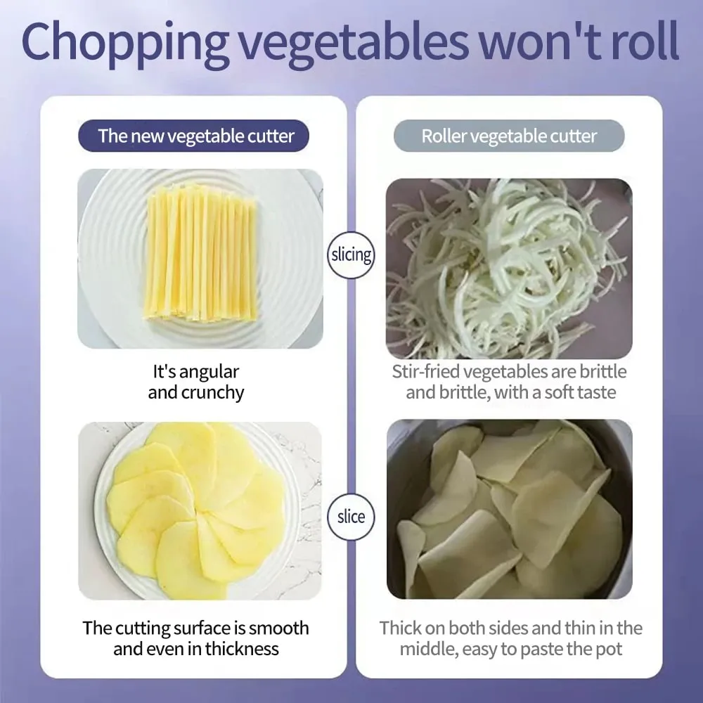 Multifunction Kitchen Slicer Vegetable Cutter Chopper Vegetable Cutter Kitchen Grater Onion Garlic Carrot Potato Kitchen Tools — image 9