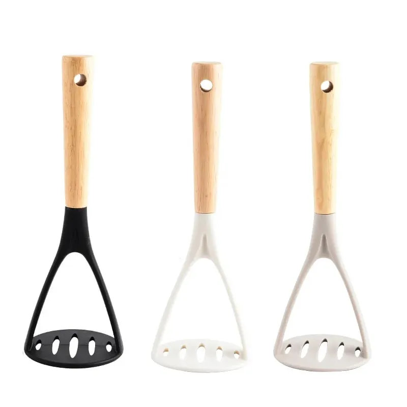 Cross-border kitchen tools Silicone potato press purer Garlic press Potato purer Resistant to high temperatures — image 4
