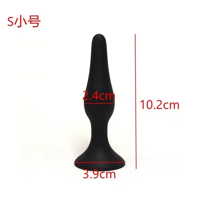 S/L/XL Silicone Anal Plug Butt Plug Anus Stimulation Prostate Massage Sex Toys for Women Men Gay Anal Dilator Sex Shop Bdsm — image 9