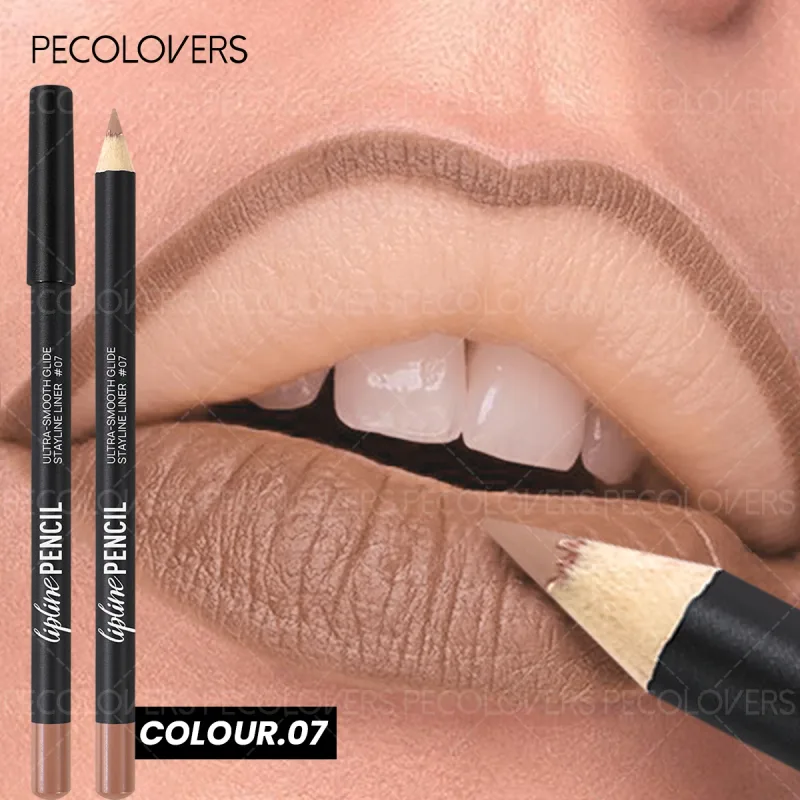 1PC Lipliner Lipstick Plump and Charming Lips Not Dry Nude Brown Multi-color Choice with A Variety of Makeup Lip Cosmetics