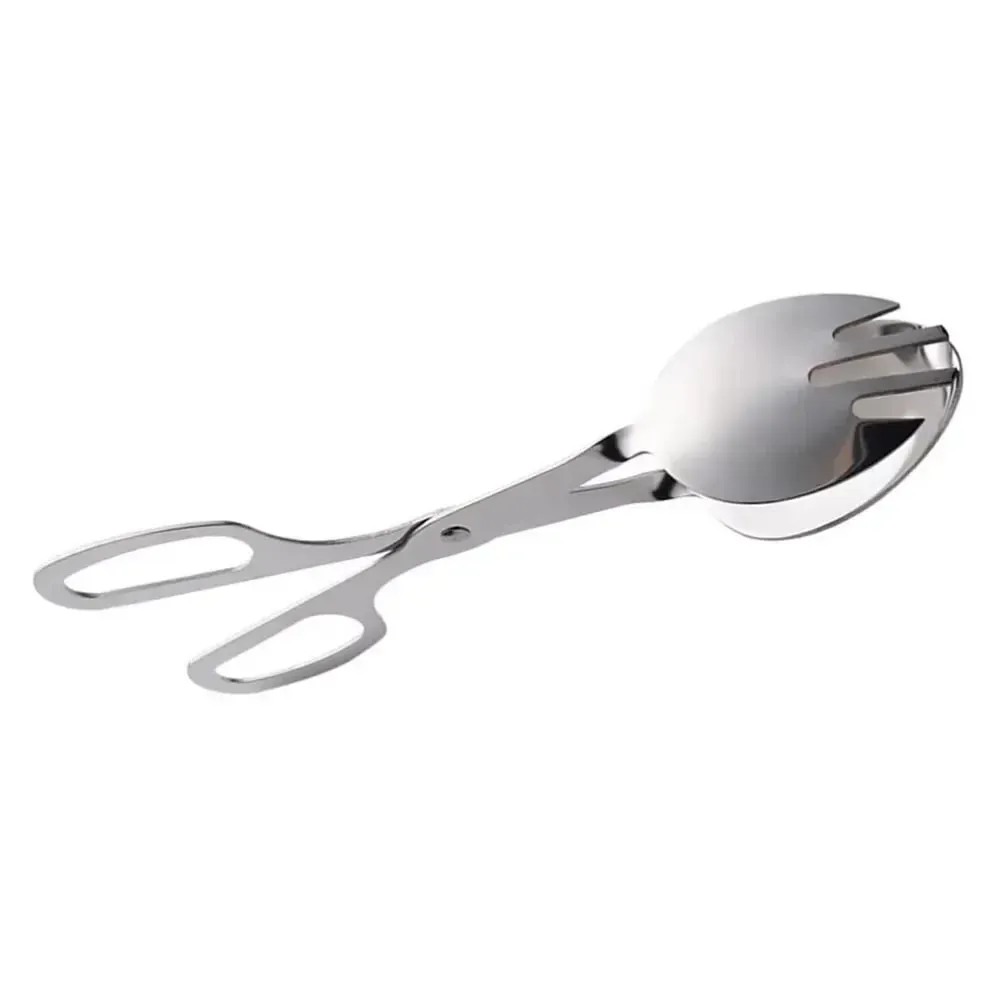 1PC Salad Dressing Food Clip Mini Cakes Bakery Supplies Heavy Duty Scissors Bread Tong Stainless Steel Steak Clamp — image 4
