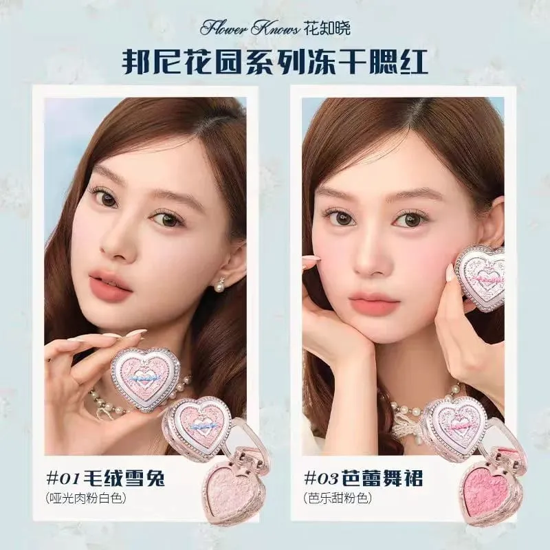 Flower Knows Bunny Garden Collection Lip Cream Blush Air Cushion CC Cream Liquid Foundation Eye Shadows Palette Makeup Set — image 4