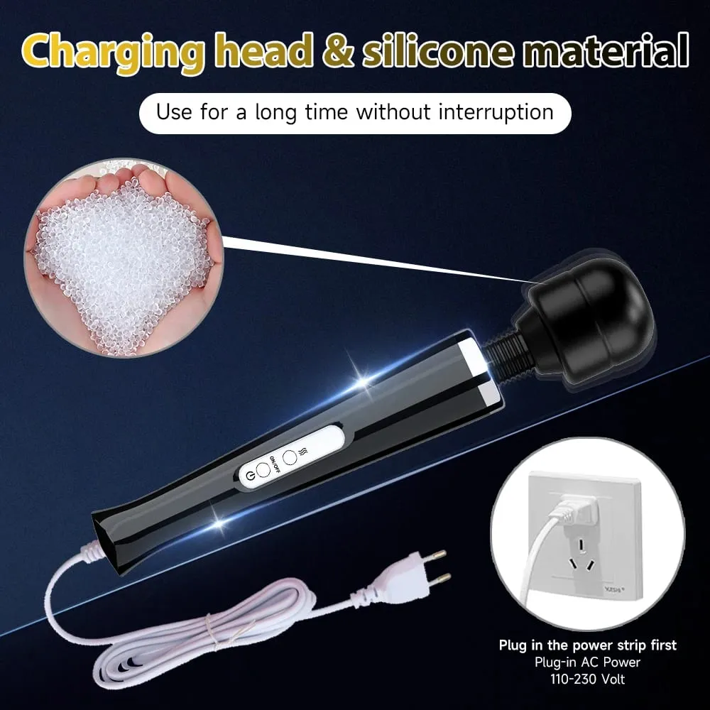 Powerful Vibrator Body Massager 10 Speed Ultra Big Size AV Stick G-spot Dildo Clitoral Stimulator Sex Product Sex Toy for Women — image 5