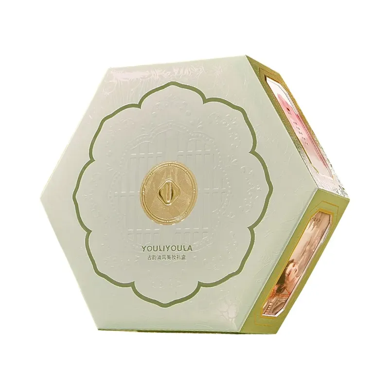 Ancient Charm Fresh Breeze Makeup Set Cosmetics Full Set Chinese Style Makeup Gift Box Holiday Gift with Makeup Brush Set — image 6