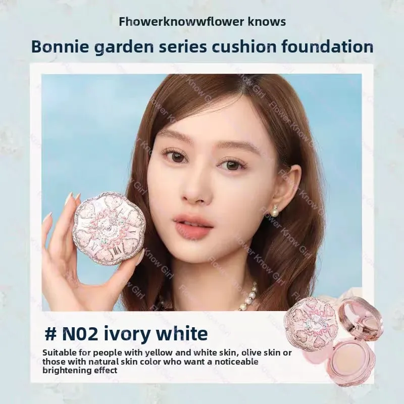 Flower Knows Bonny Garden Iris ALL in ONE 10pcs Makeup Kit - Lip Balm Blush Eyeshadow Cushion Foundation Gift Set — image 7