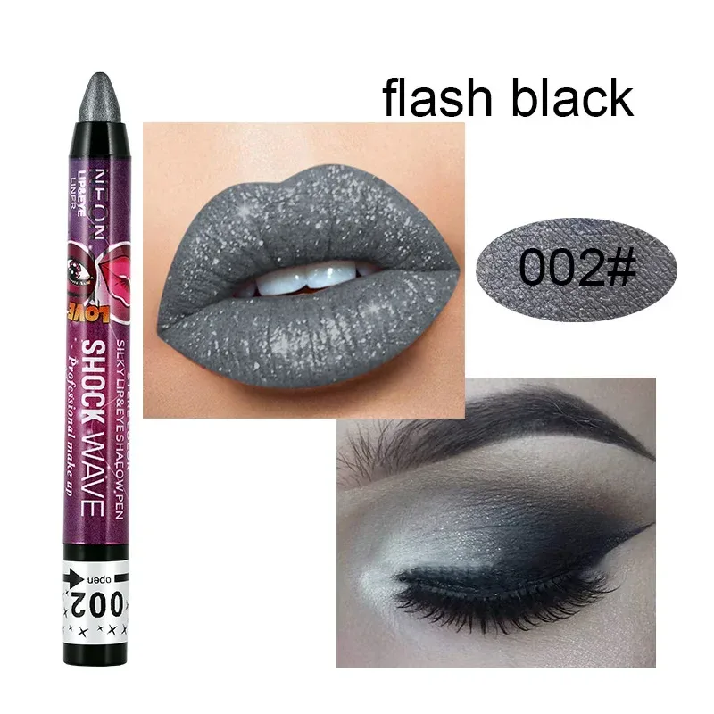 2 In 1 Eyeshadow Lipstick Stick Pencil Waterproof Glitter Matte Eye Shadow Makeup Pigment Eyeshadow Pen — image 22