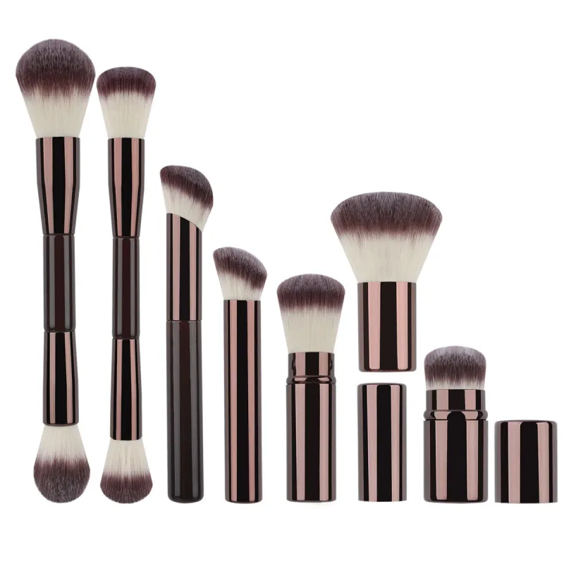 7PCS Makeup Brushes Set Double Head Foundation Brush Face Contour Sculpting Makeup Tool Soft Fluffy Loose Powder Brush — image 14