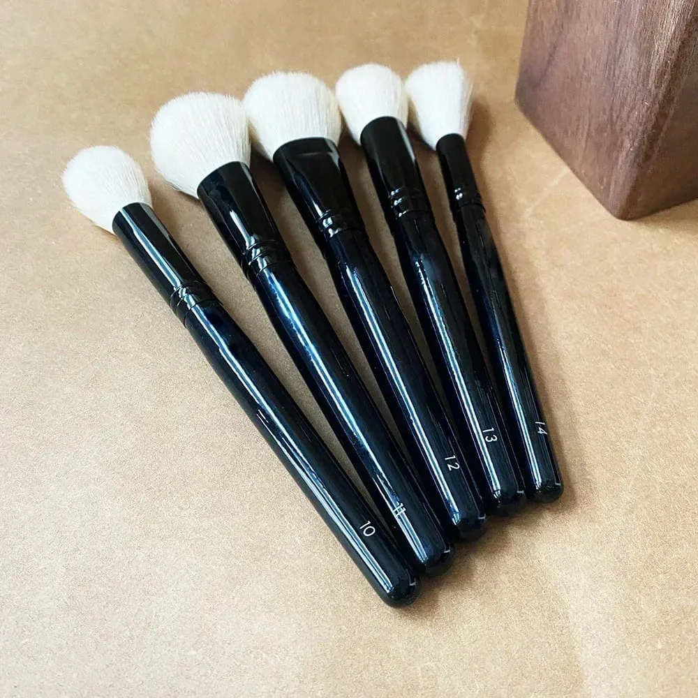 WG Face Powder Cheek Highlight Sculpt Cream Foundation Brush Natural Goat Hair Makeup Brushes