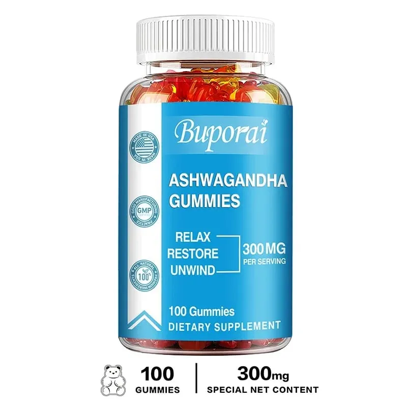 Ashwagandha Gummies - Relieve Stress Enhance Memory Focus Promote Immune and Nervous System Health and Metabolism — image 9