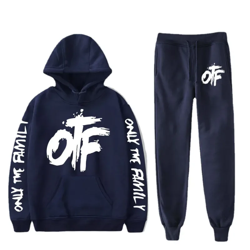 Harajuku Comfortable Funny OTF Letter Φούτερ Φούτερ Κοστούμι Ανδρικό/Γυναικείο Φούτερ + Παντελόνι Κοστούμι Χαριτωμένο σετ 2 τεμαχίων Ρούχα — image 5