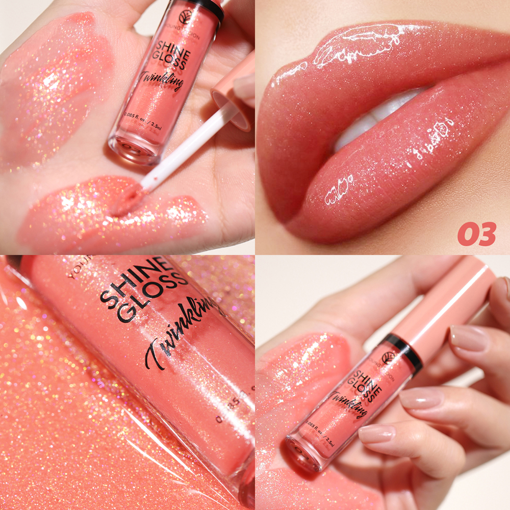 Watery Glossy Color Burst Lip Nectar Lovely Little Shaved Ice Lip Dew Fine Glitter Lip Gloss Water Gloss Lip Mirror Lip Glaze