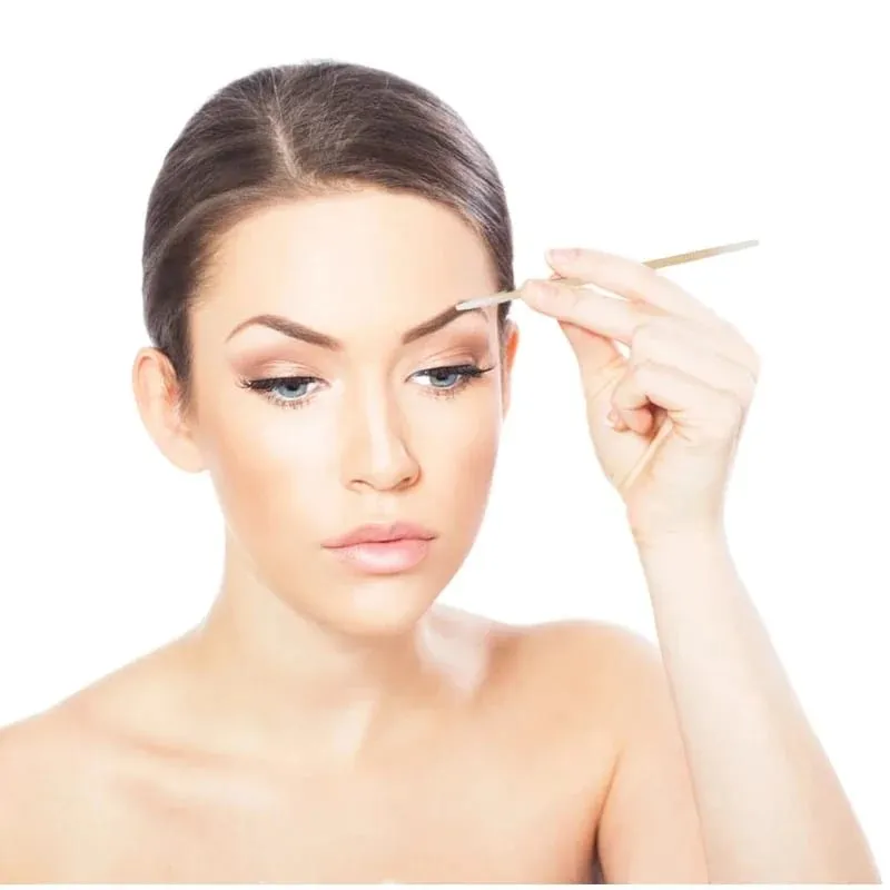 Disposable Ultra-small Double-end Wood Cotton Swab 100pcs Lint Free Micro Brushes Eyelash Extension Glue Removing Tools