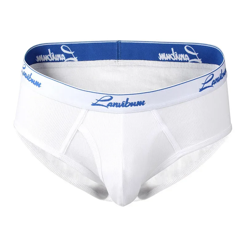 1/3 PCS New Men's Underwear Mid Waist Thread Cotton Breathable Solid Color Youth Underwear Men's Triangle Pants
