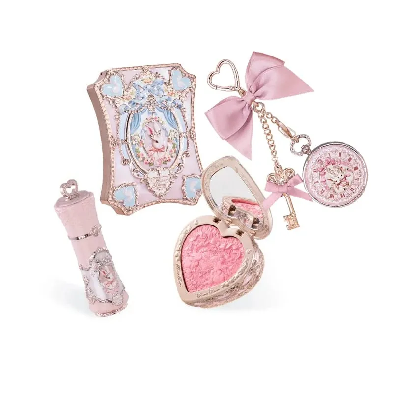 Flowers Knows Bunny Garden Collection Gift Set Makeup Eyeshadow Palette Velvet Matte Lip Stick Lip Cream Blush De Maquillaje — image 7