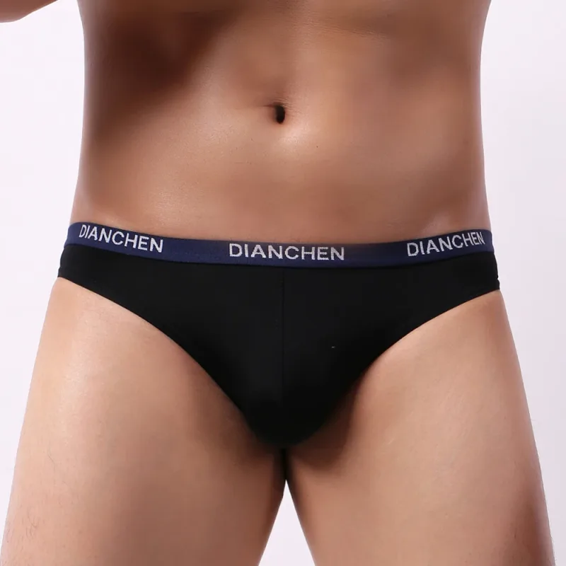 1pc Sexy Men's Elastic Ice Silk Bikini Briefs Shorts Breathable Jockstrap Pouch Underwear Low Waist Man Panties — image 13