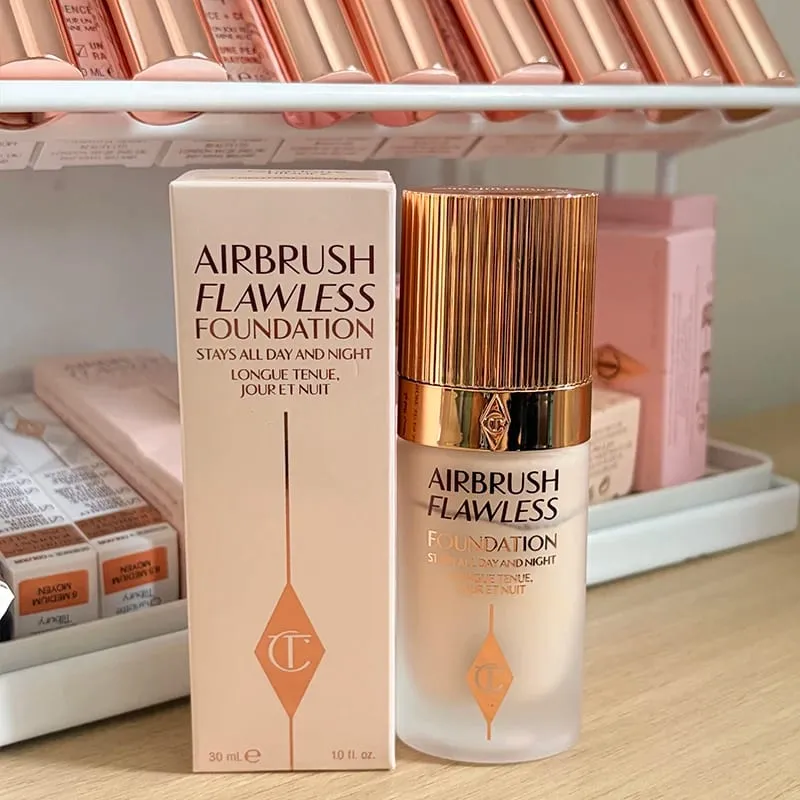 Charlotte Tilbury CT Makeup Set Base Makeup Antioxidant Powder Smooth Fine High Waterproof Skin-nourishing Essence Foundation — image 9