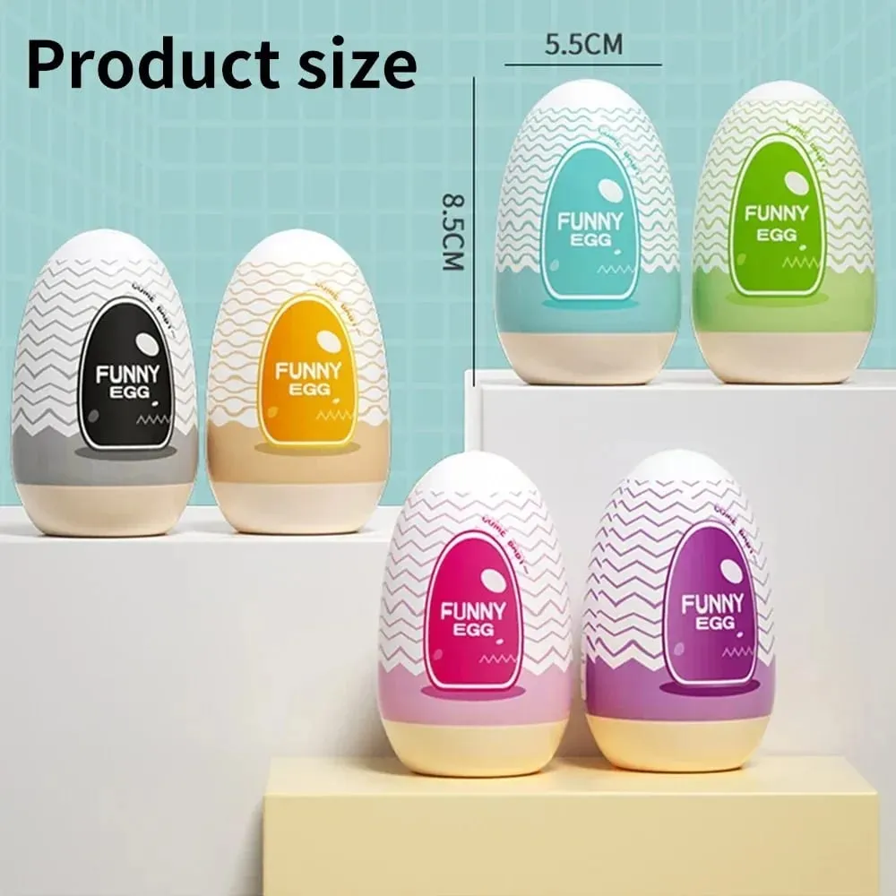 Mini Portable Masturbation Egg Cup Realistic Vagina Beginner Soft Masturbation Cup Penis Massager Stimulator Sex Toys for Man — image 4