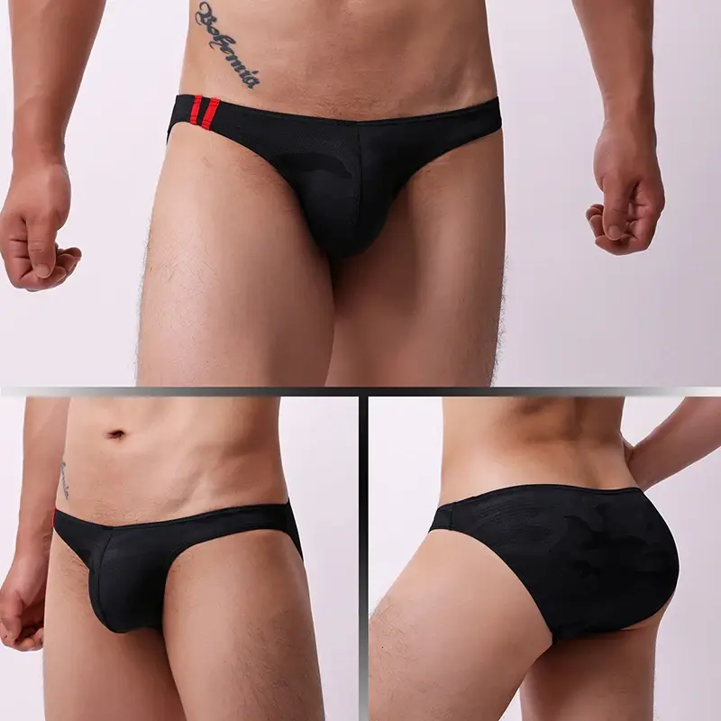 Roupa íntima masculina calcinha respirável moda impressa cuecas cintura baixa lingerie cuecas 3256810337747479 — image 5