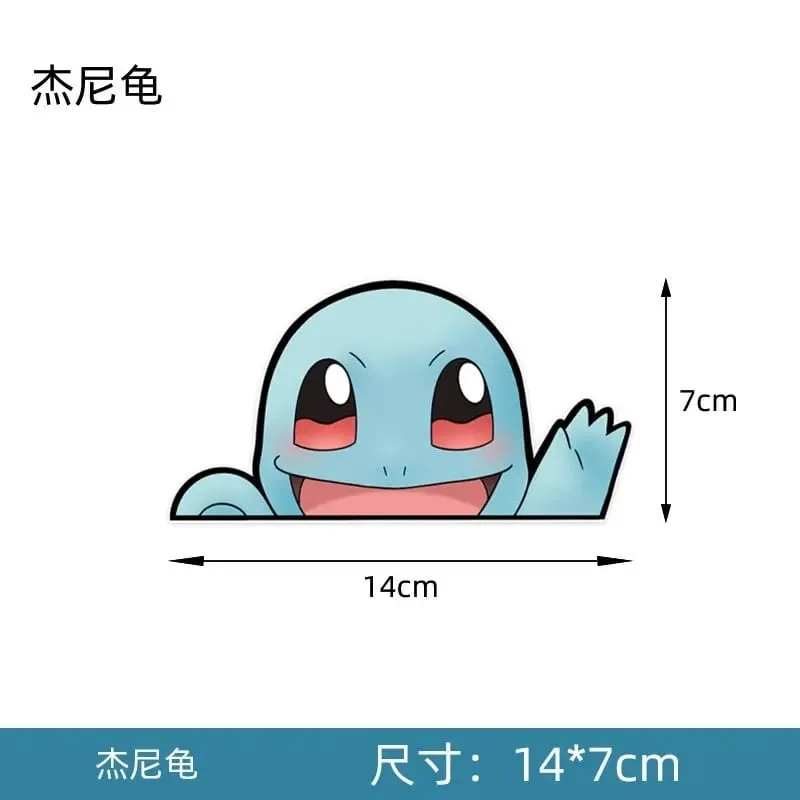 20 Arten Pokemon-Autoaufkleber, Anime-Figur, Pikachu, Gengar, Eevee, Charmander, niedliche Cartoon-Puppe, kreative Aufkleber, Geburtstagsgeschenke — image 7