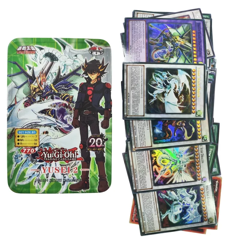 Yu Gi Oh Cards RYO BAKURA PACK Card English Holographic Golden White Dragon Duel Game Collection Card with Tin Box — image 16