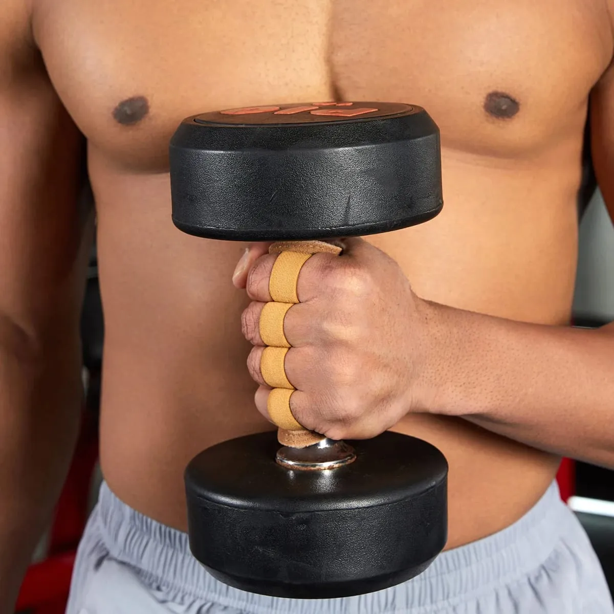 Skórzane rękawice treningowe do podnoszenia ciężarów ochrona dłoni kobiety mężczyźni Fitness sport gimnastyka uchwyty podciąganie podnoszenie ciężarów trening — image 4
