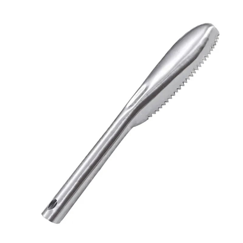 Fish Scaler Remover with Stainless Steel Sawtooth Easily Cleaning Fish Scales Kitchen Cleaner Descale Tool