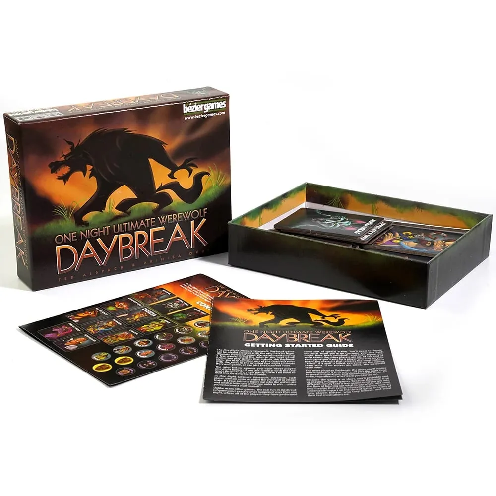 One Night Ultimate Daybreak Great Family Card Game Fast and Fun Game Hidden Roles Bluffing Ultimate Party Game