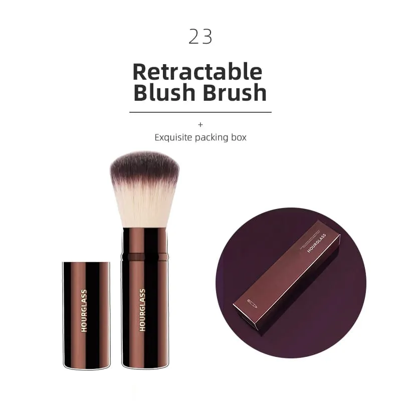 Hourglass Makeup Brushes Powder Foundation Concealer Blusher Bronzer Eye Shadow Eyebrow Eyeliner Sculpting Brush — image 25