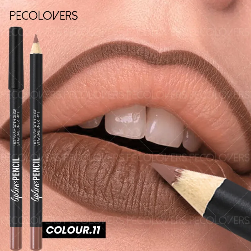 Long-Lasting Matte Lip Liner Sweat-Resistant Smudge-Free Durable & Smooth Lipliner For Makeup Newbies & Enthusiasts