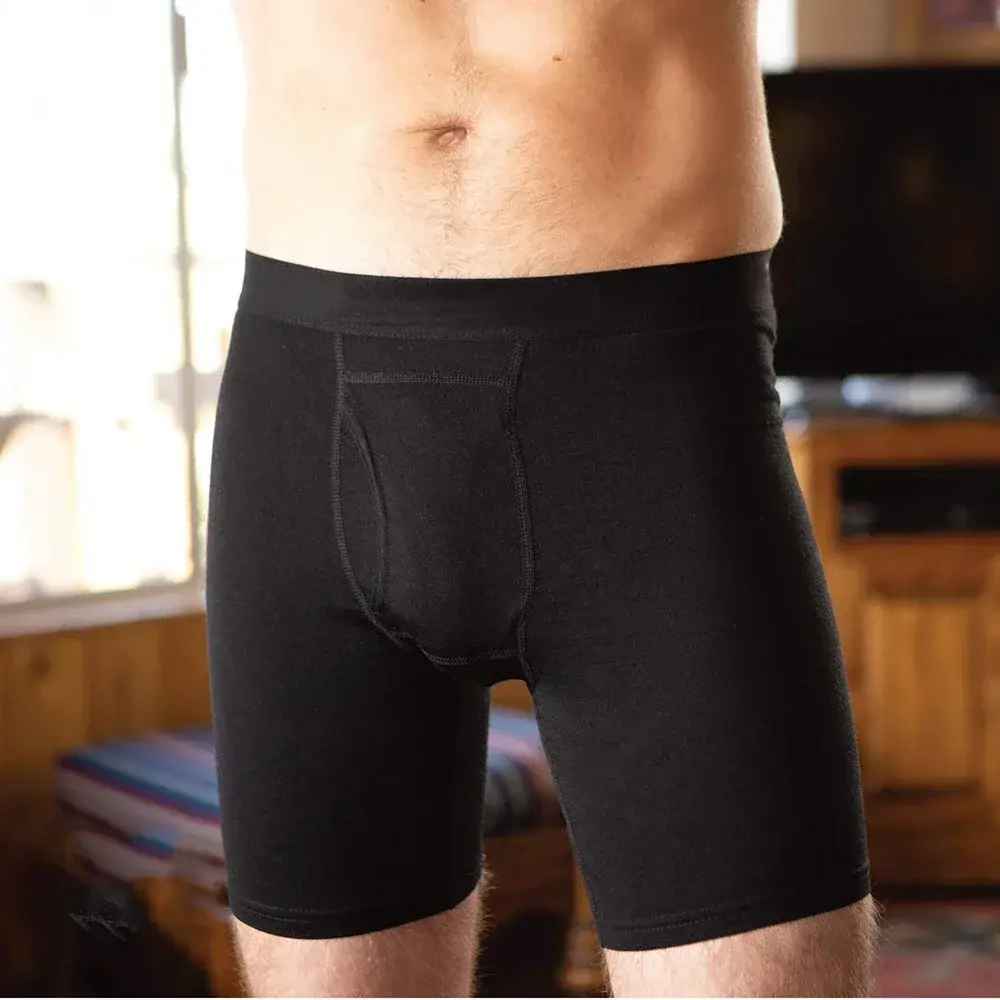 Men's 100% Merino Wool Boxer Briefs Men Merino Wool Underwear Base Layer Moisture Wicking Breathable Sports Hiking Underpants — image 14