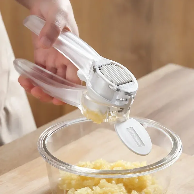 Household manual garlic press creative multi-purpose double-sided garlic slicer kitchen garlic puree small tools wholesale — image 3