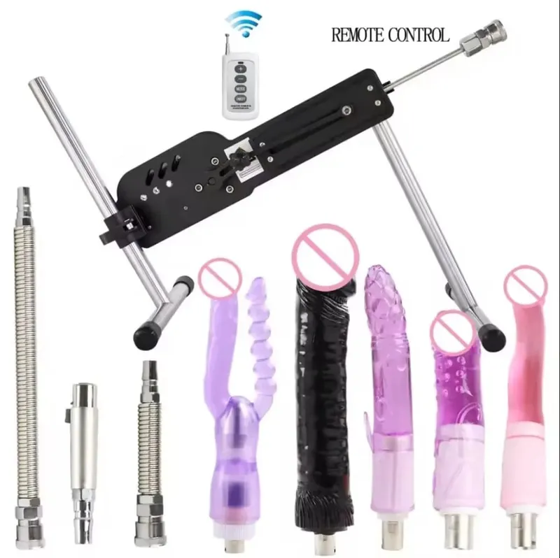 Fredorch Wireless Sex Machine for Women Masturbation Machine 70W Power Mute Sex Toy with Dildo Masturbator 3-9CM Stroke Love Ma