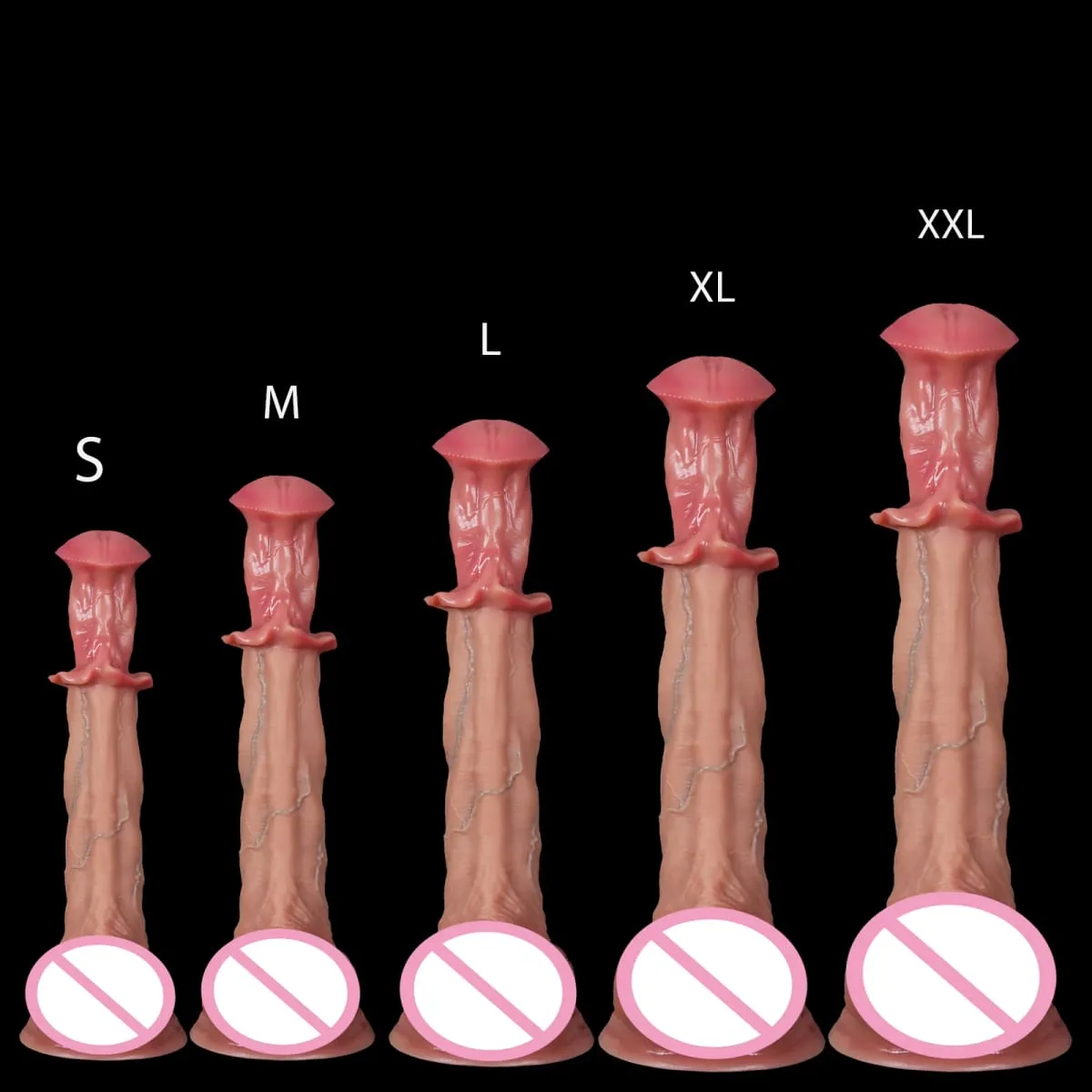 Huge Realistic Long Horse Dildo Penis Big Large Animal Penis Soft Dick Sutcion Cup Anal Dildos Adult Sex Toy for Women Men Gay