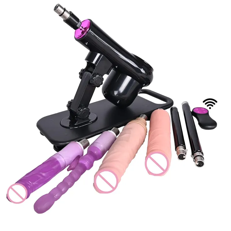 sex machine thrusting love machine automatic telescopic vibrator with Different Dildo Attachments Toys Sex toys — image 18