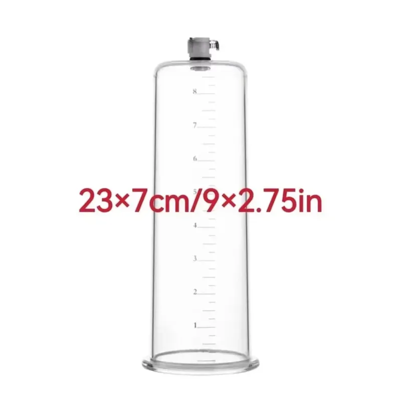 Acrylic Penis Pump Accessories Vacuum Penis Enlargement Device Masturbation Vacuum Pump Flange Pump Penis Cylinder Set Sex Toys — image 10
