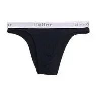 Men's Simple Bikini Youth Skin Friendly Cotton Breathable Sweat Absorption Hip Lift Briefs Gays Sexy Low-rise Bulge Pouch Tangas