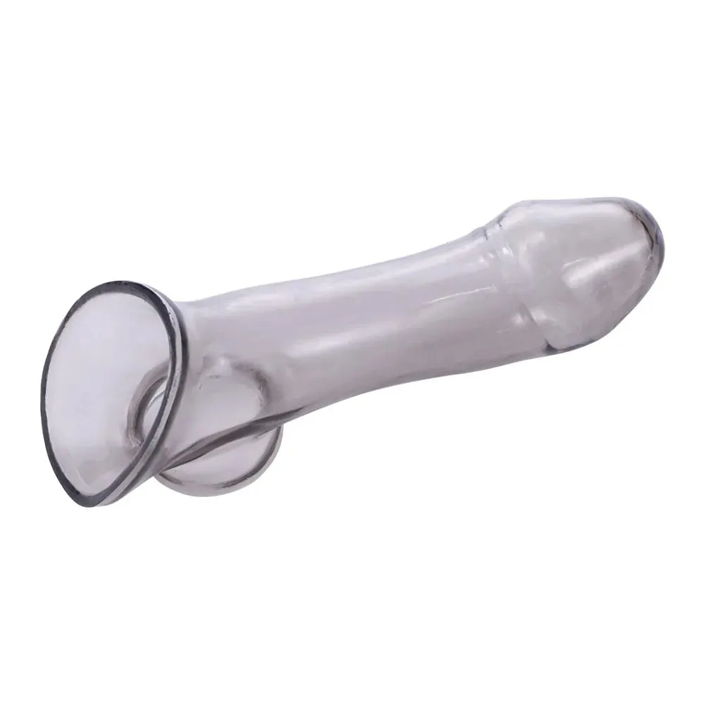 Reusable Adult Penis Sleeve Cock Extender High Elastic and Safer Condoms Sex Toy for Couple Men Delay Ejaculation Tools — image 2