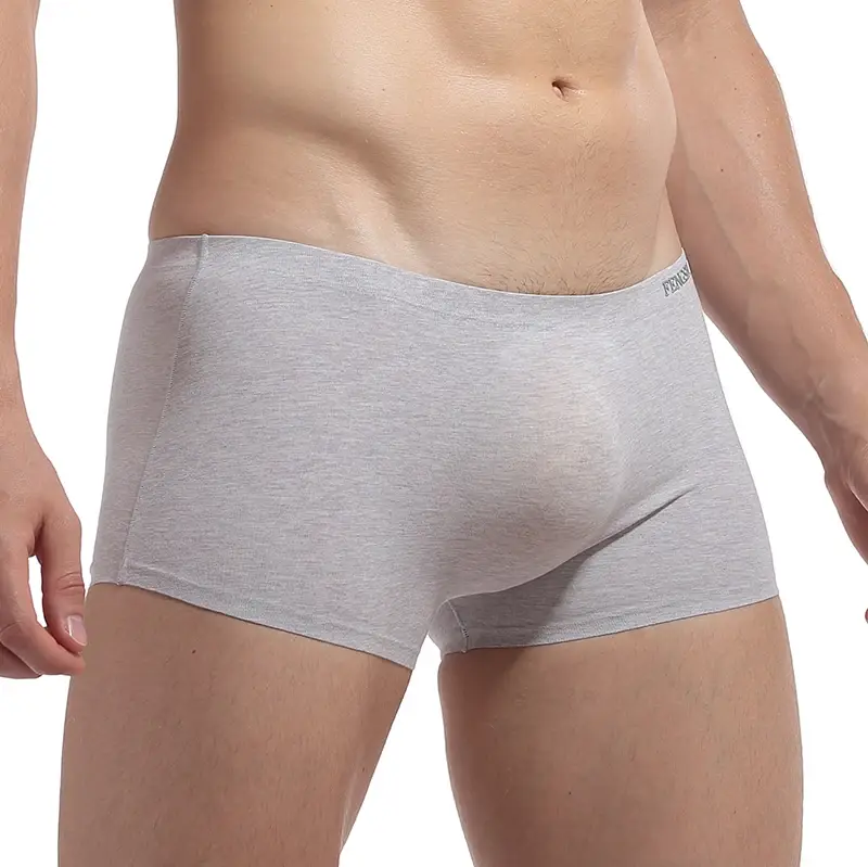 Men's Underwear Boxers Men Elasticity Breathable Trunk Boxer Comfortable Seamless Man Solid Underpants Shorts Panties — image 13