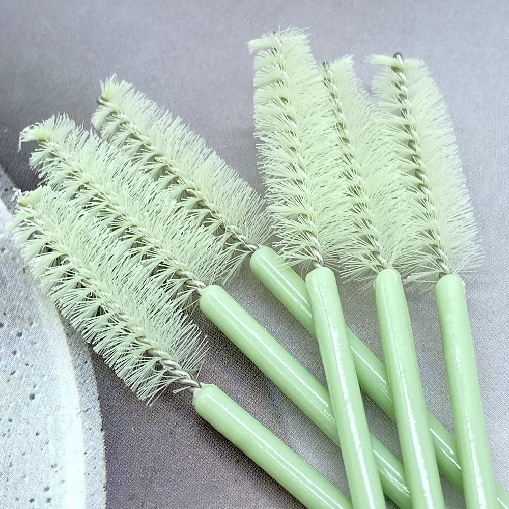 Zanse 50/500pcs Wenkbrauw Wimper Borstels Wimper Spoolies Mascara Wands Applicator voor Wimperverlenging Make-Up Tool — image 5