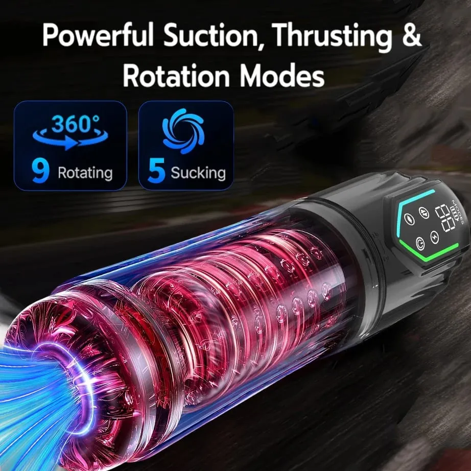 Automatic Male Masturbator Cup 7 Sucking Rotating Licking Modes Pocket Pussy Stroker Blowjob Penis Pump Sex Toys For Men — image 4