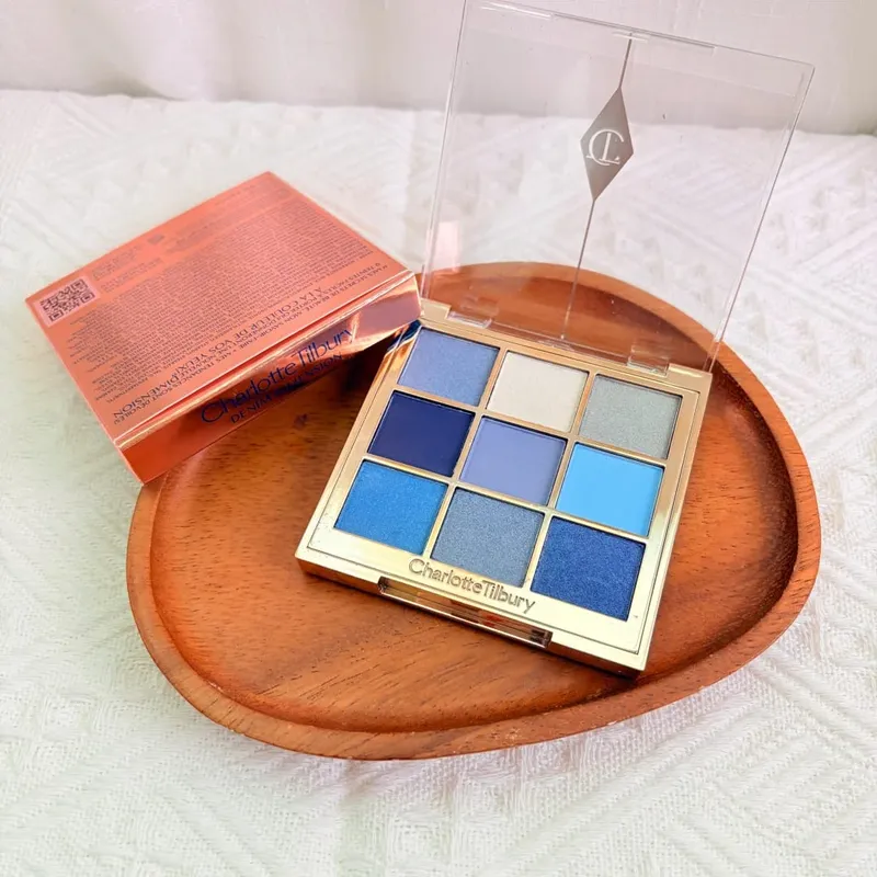 Charlotte Tilbury 4Pan Velvet&9Pan Silk Shimmer Eyeshadow&Cream Blush Dewy Long Lasting Buildable Blendable Natural Glow Makeup — image 19