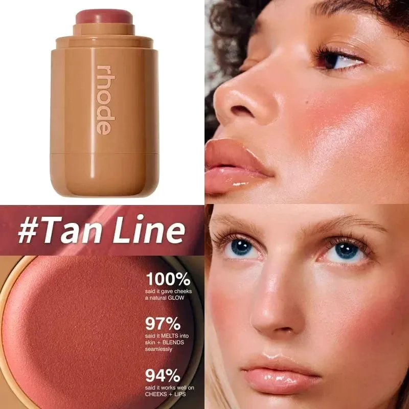 Brand Pocket Powder Blusher Stick Piggy Sleepy Girl & Bronzer Stick Portable Sunbed Sip Bake Long-lasting Easy To Color Cosmetic — image 17
