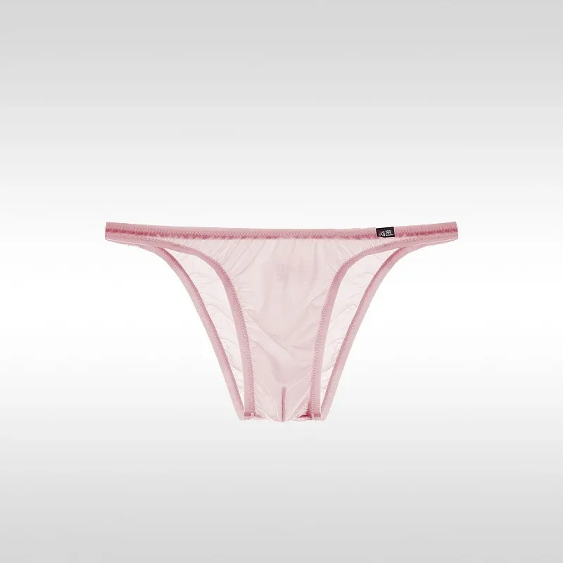 Men's Underwear Sexy Low-Waisted Ice Silk Ultra-Thin Silky Japanese Small Triangle Pants One-Piece — image 16