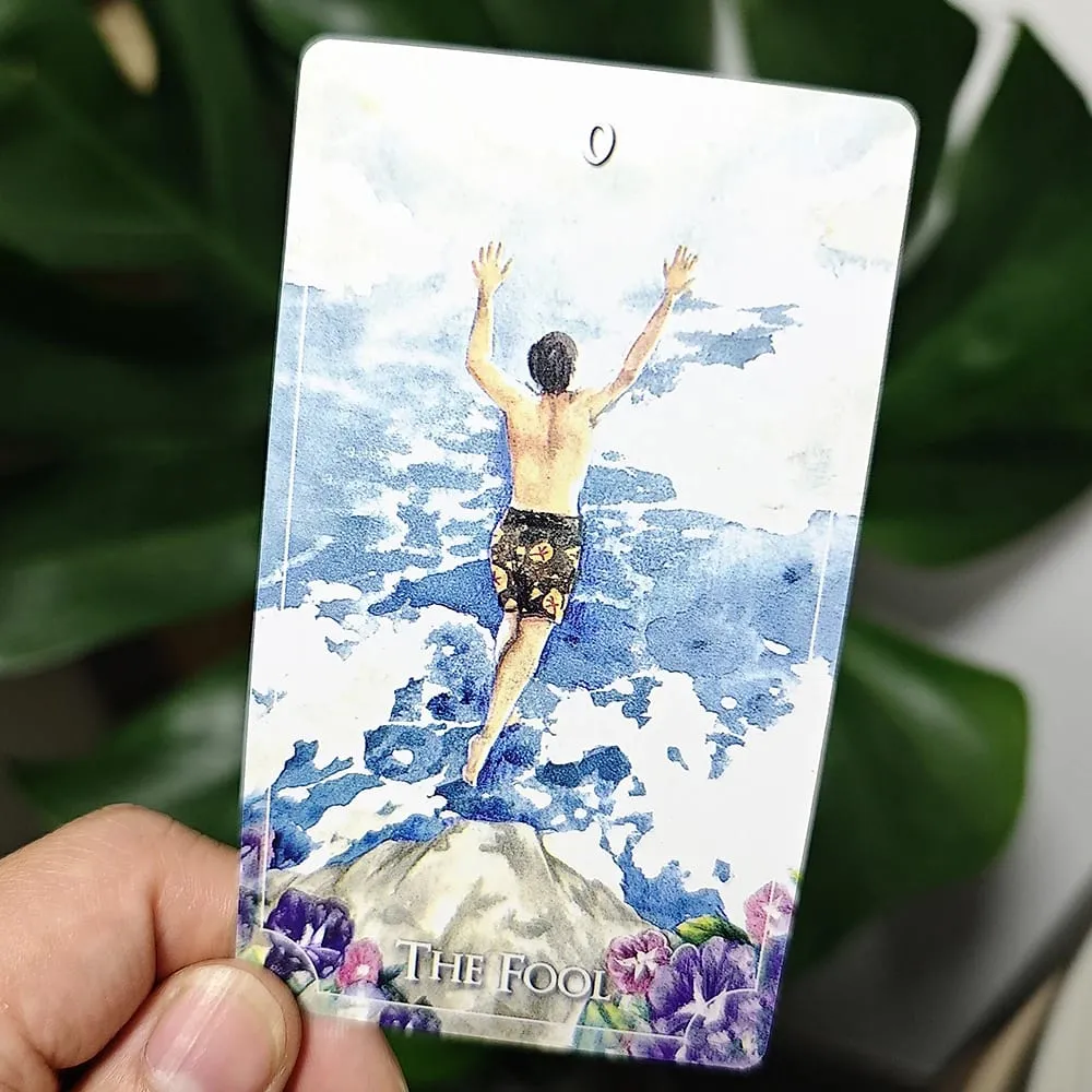 Healing Waves Tarot 10.3*6cm 78 Pcs Tarot Cards Combine The Healing Aspect of Mother Nature and Art Into Artwork — image 2