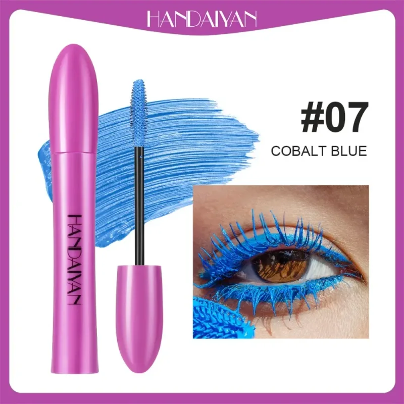 10 Color Waterproof Volumizing Mascara Smudge-Proof Curling Long-Lasting Sapphire Blue Pink Mascara for Bold Eye Look Cosmetics — image 13